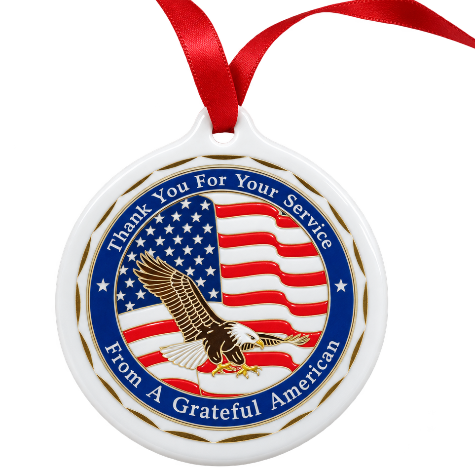 Grateful American Ornament